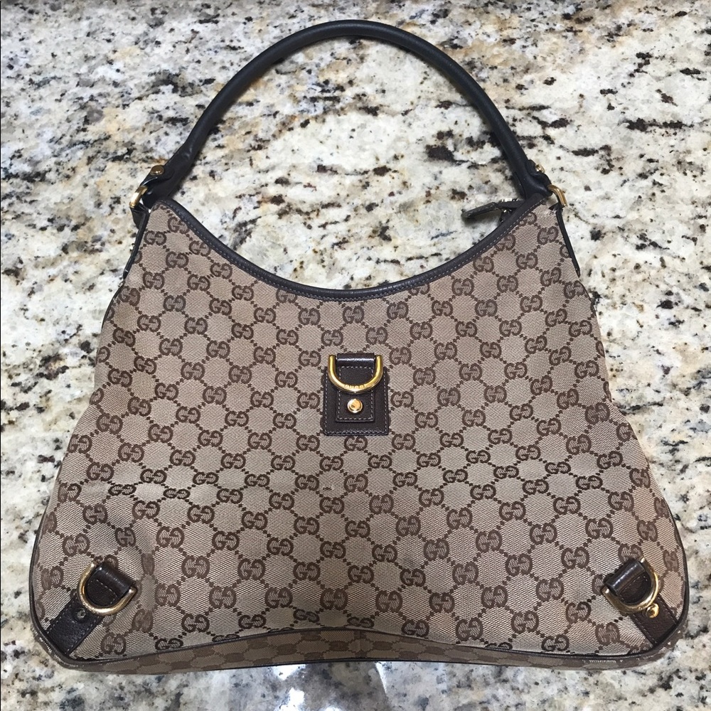Gucci classic print shoulder bag